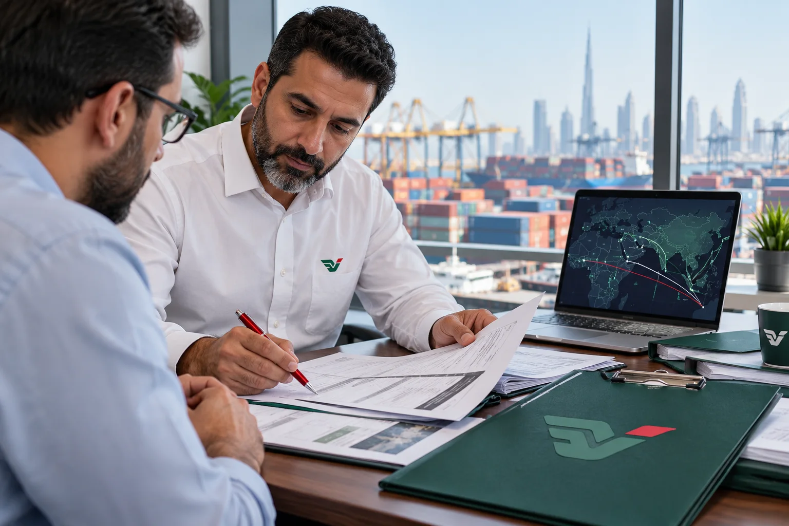 Freight forwarding scene